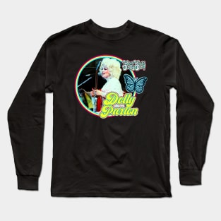 Retro dolly parton Long Sleeve T-Shirt